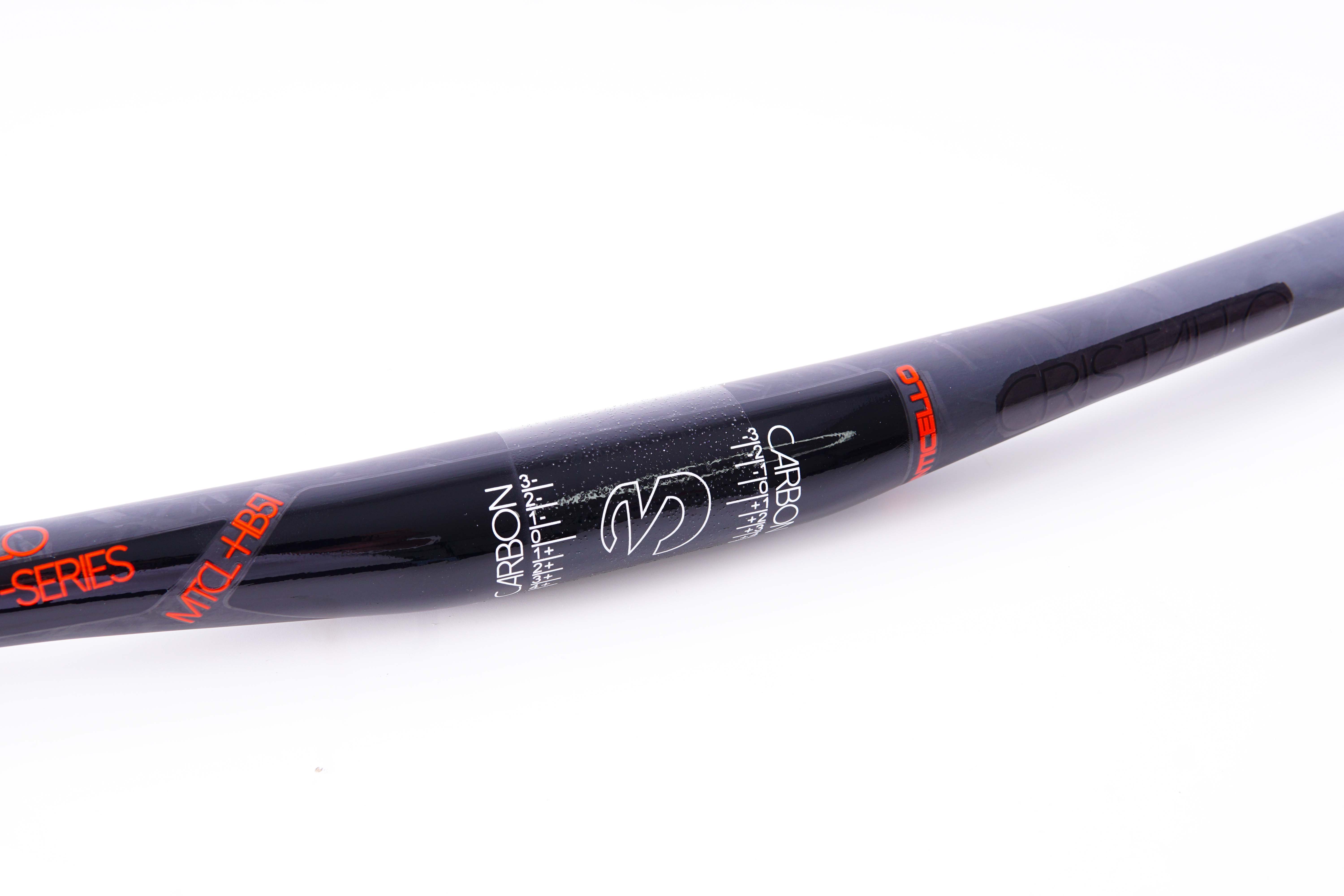 Monticello Cristallo T1000: Ultra-Light Carbon Fiber Handlebar for XC Racing - 31.8mm Clamp